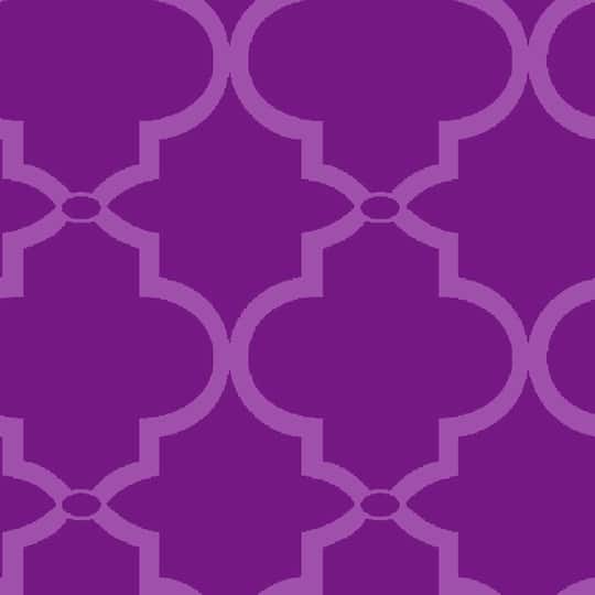 Springs Creative Tonal Lattice Purple Quilting Cotton Fabric